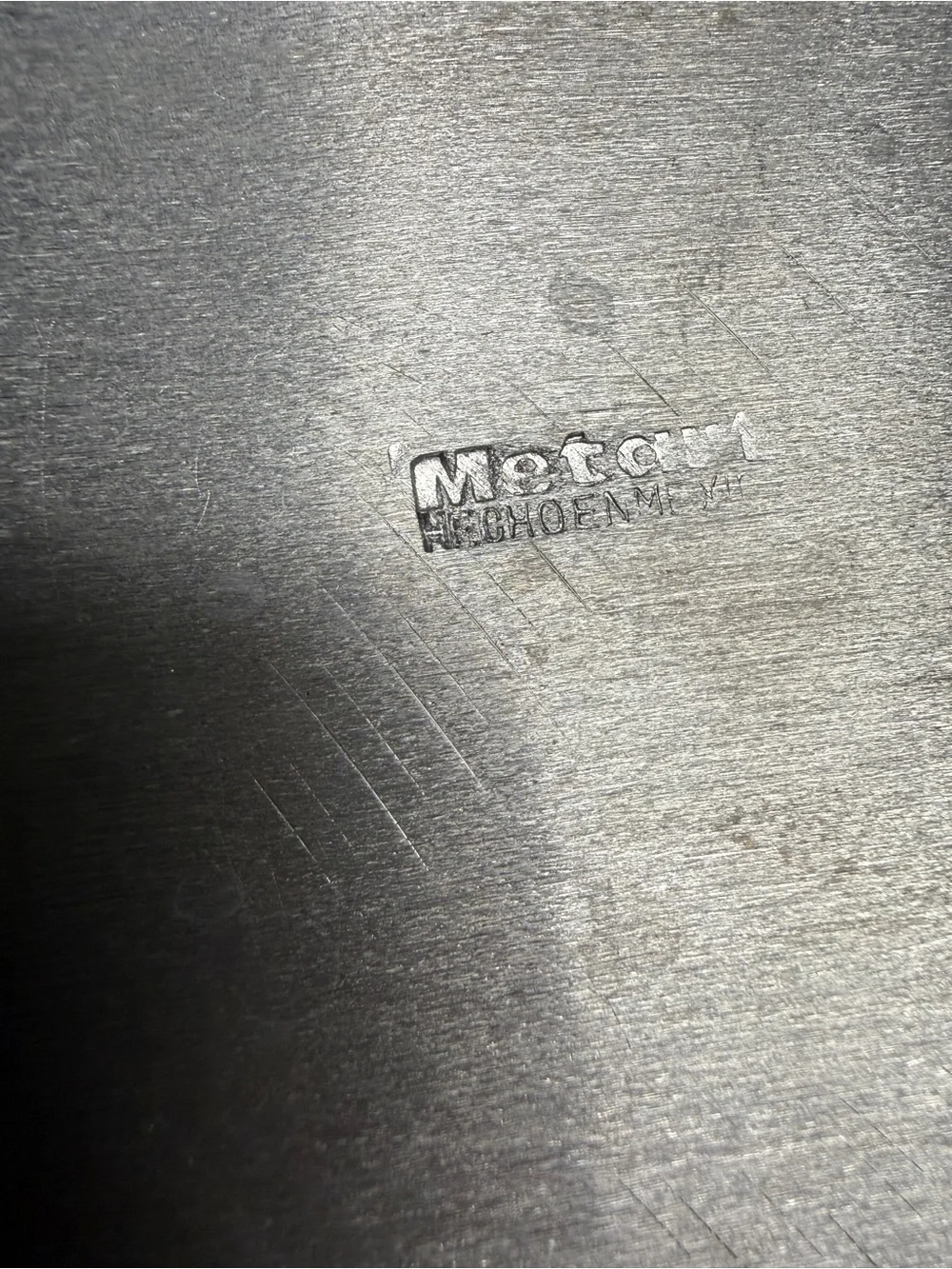 Stainless METART Serving Tray with Handles - Silver